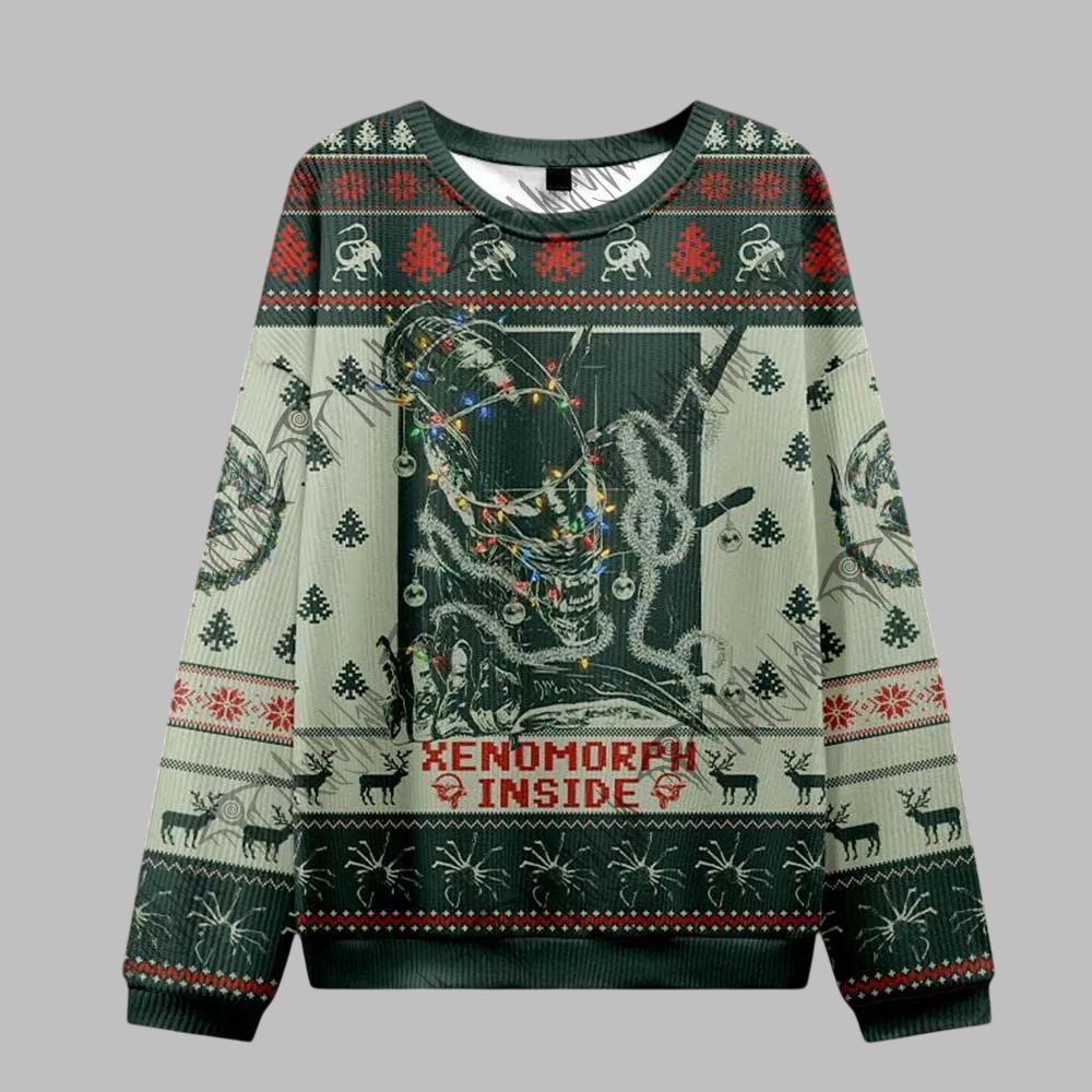 2026 Christmas Alien 426 Ugly Christmas Sweater - Moonbestprint