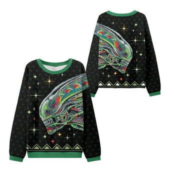 2025 Christmas Alien Xenomorph Ugly Sweater – Moonbestprint