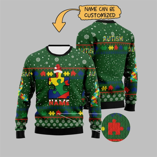 2026 Christmas Autism Awareness Ugly Sweater - Moonbestprint