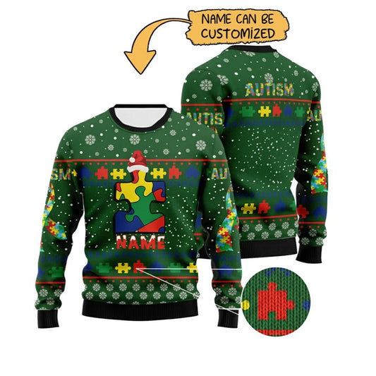 2026 Christmas Autism Awareness Ugly Sweater - Moonbestprint