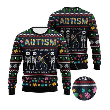2025 Christmas Autism Ugly Christmas Sweater – Moonbestprint