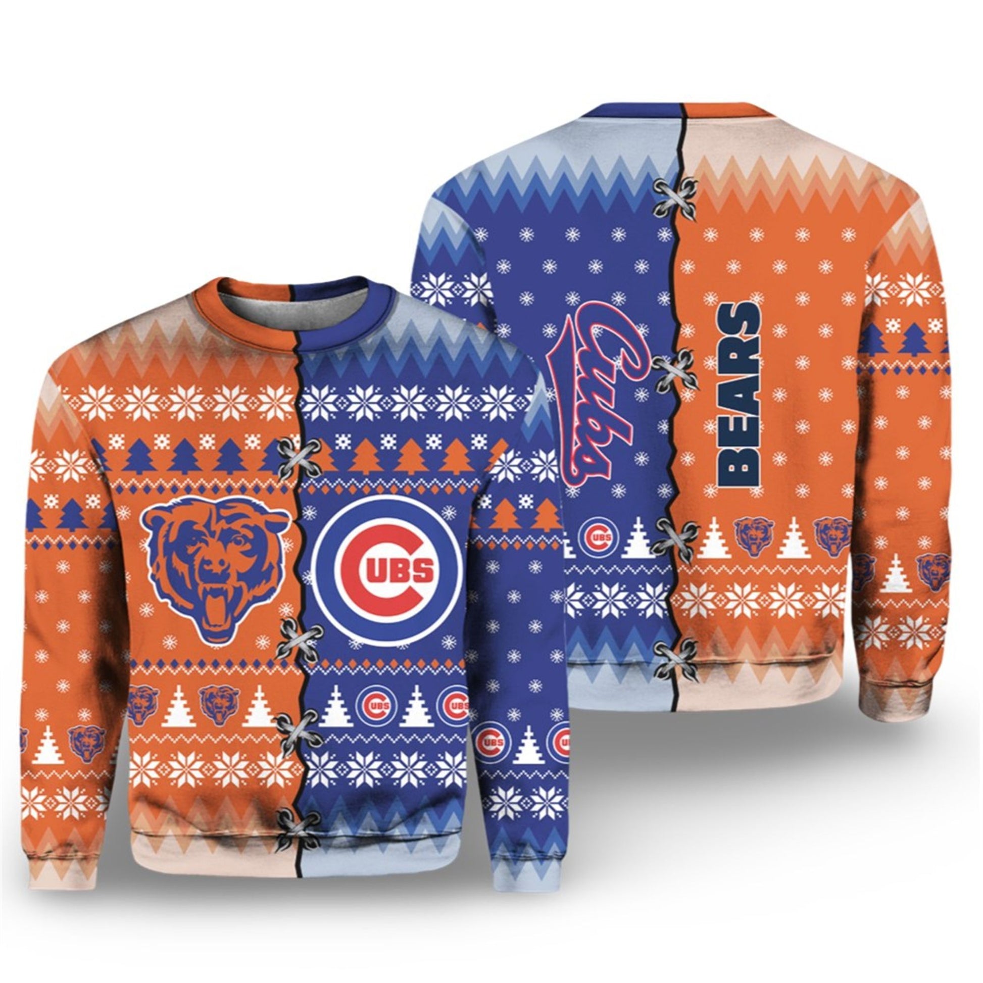 2026 Christmas Bears x Cubs Ugly Sweater - Moonbestprint