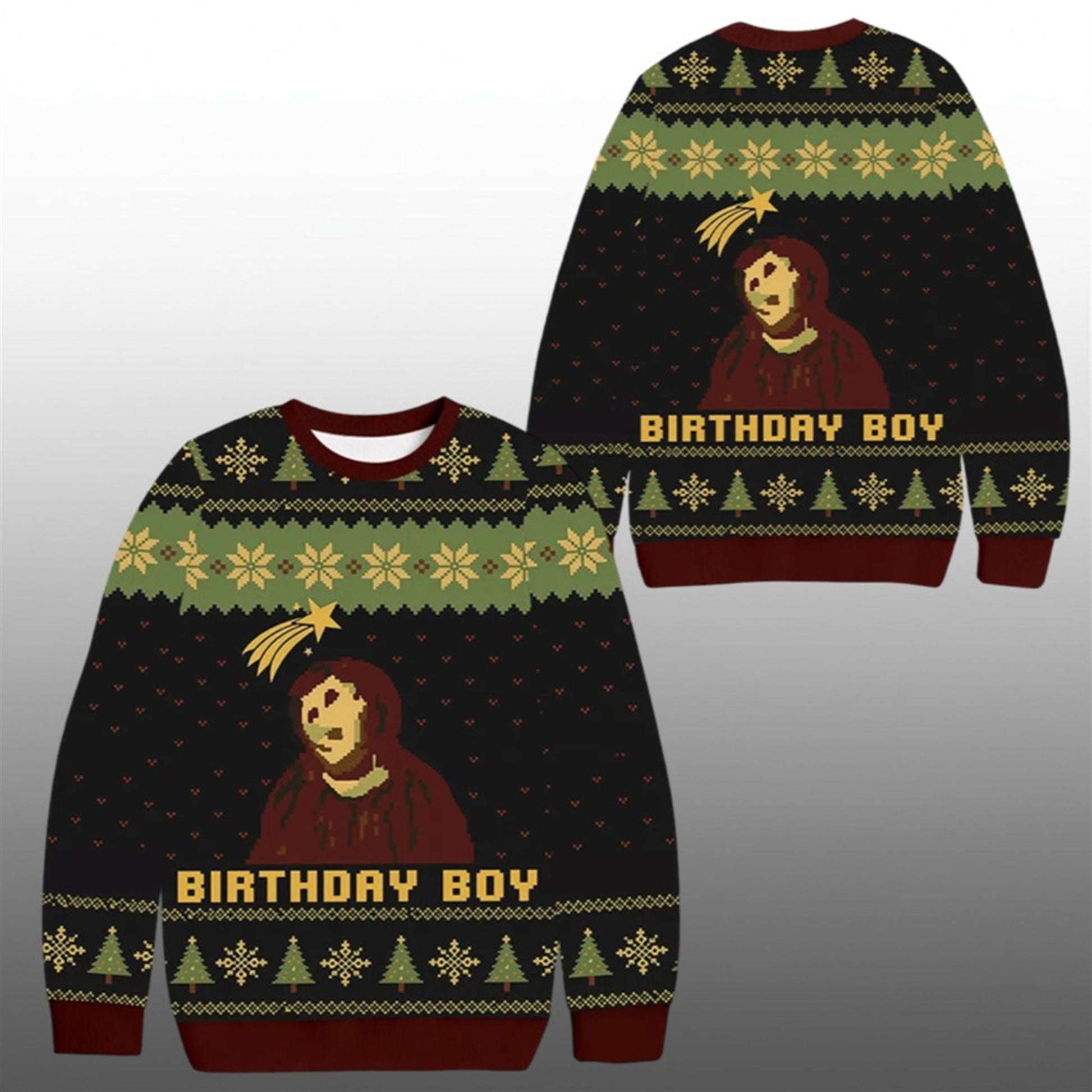 2026 Christmas Birthday Boy Ugly Sweater - Moonbestprint