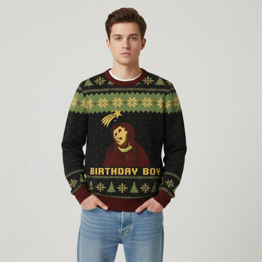 2026 Christmas Birthday Boy Ugly Sweater - Moonbestprint