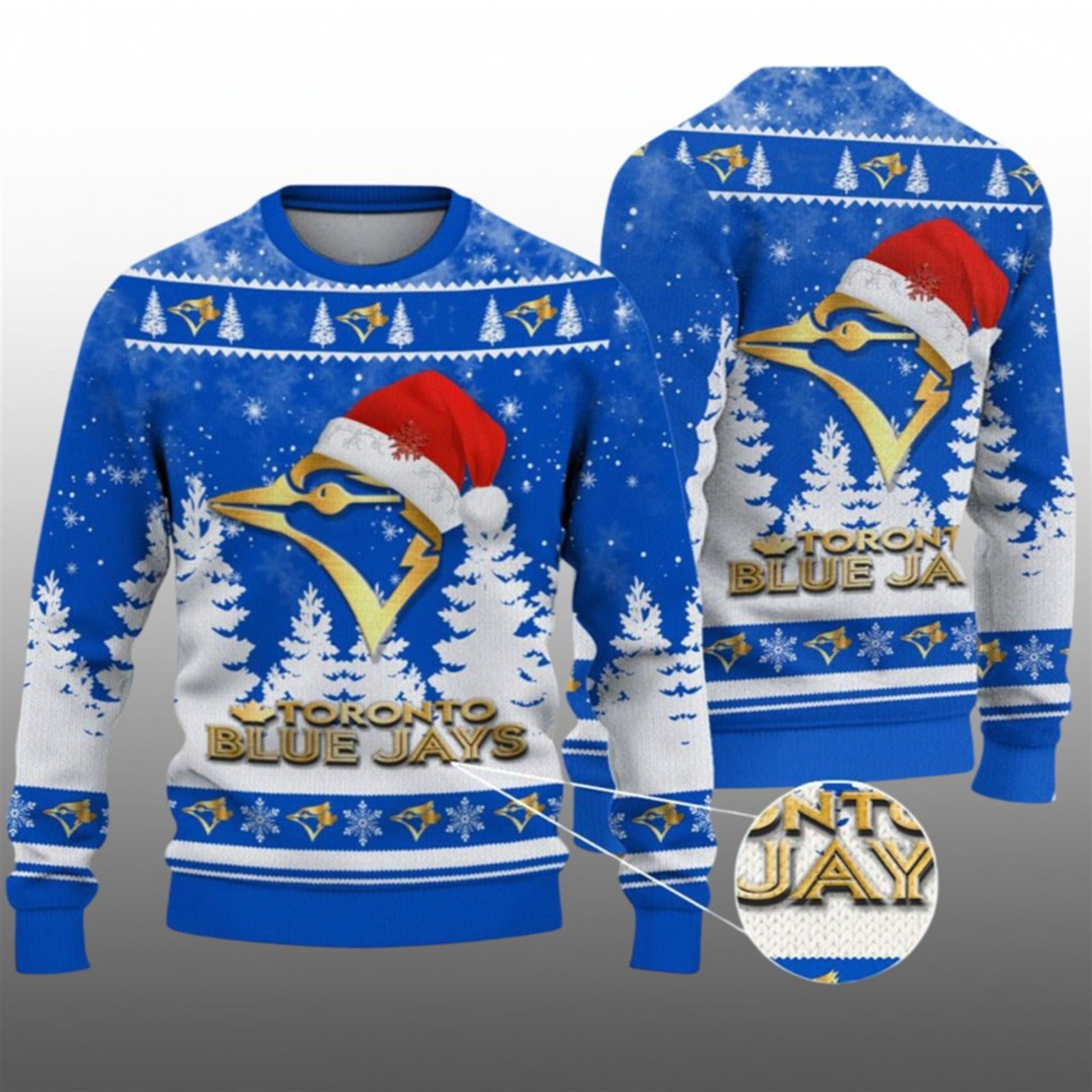 2025 Christmas Blue Jays Ugly Christmas Sweater – Moonbestprint
