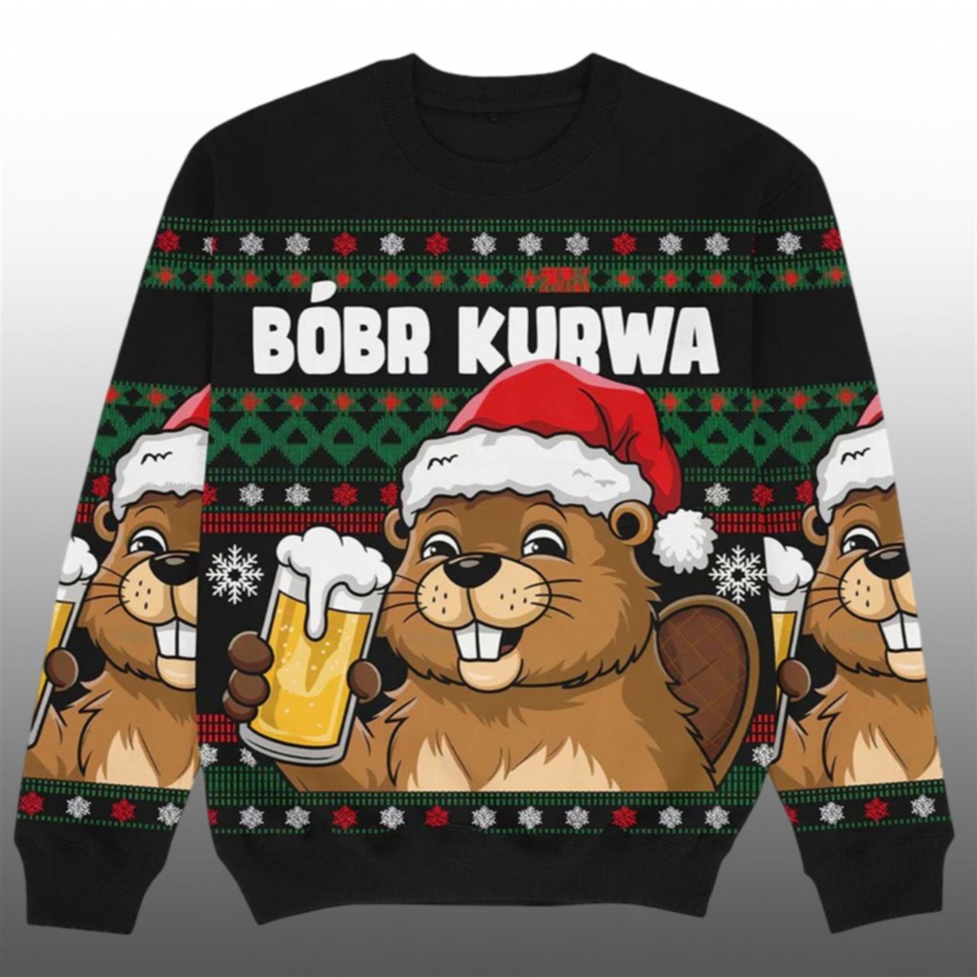 2026 Christmas Bobr Kubwa Ugly Sweater - Moonbestprint