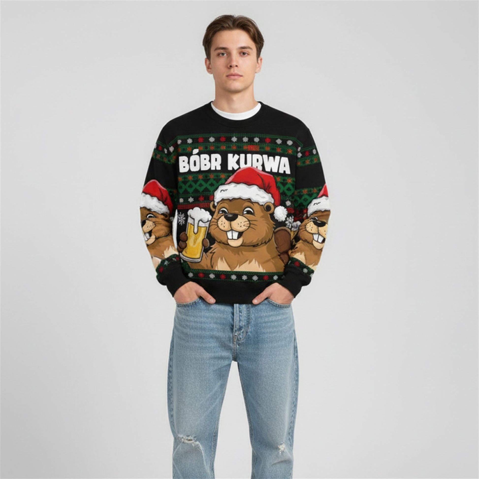 2026 Christmas Bobr Kubwa Ugly Sweater - Moonbestprint