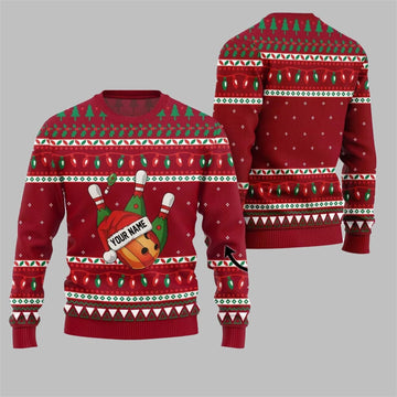 2026 Christmas Bowling Ugly Christmas Sweater - Moonbestprint
