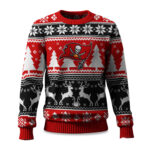 2025 Christmas Buccaneers Reindeer Football Ugly Sweater – Moonbestprint