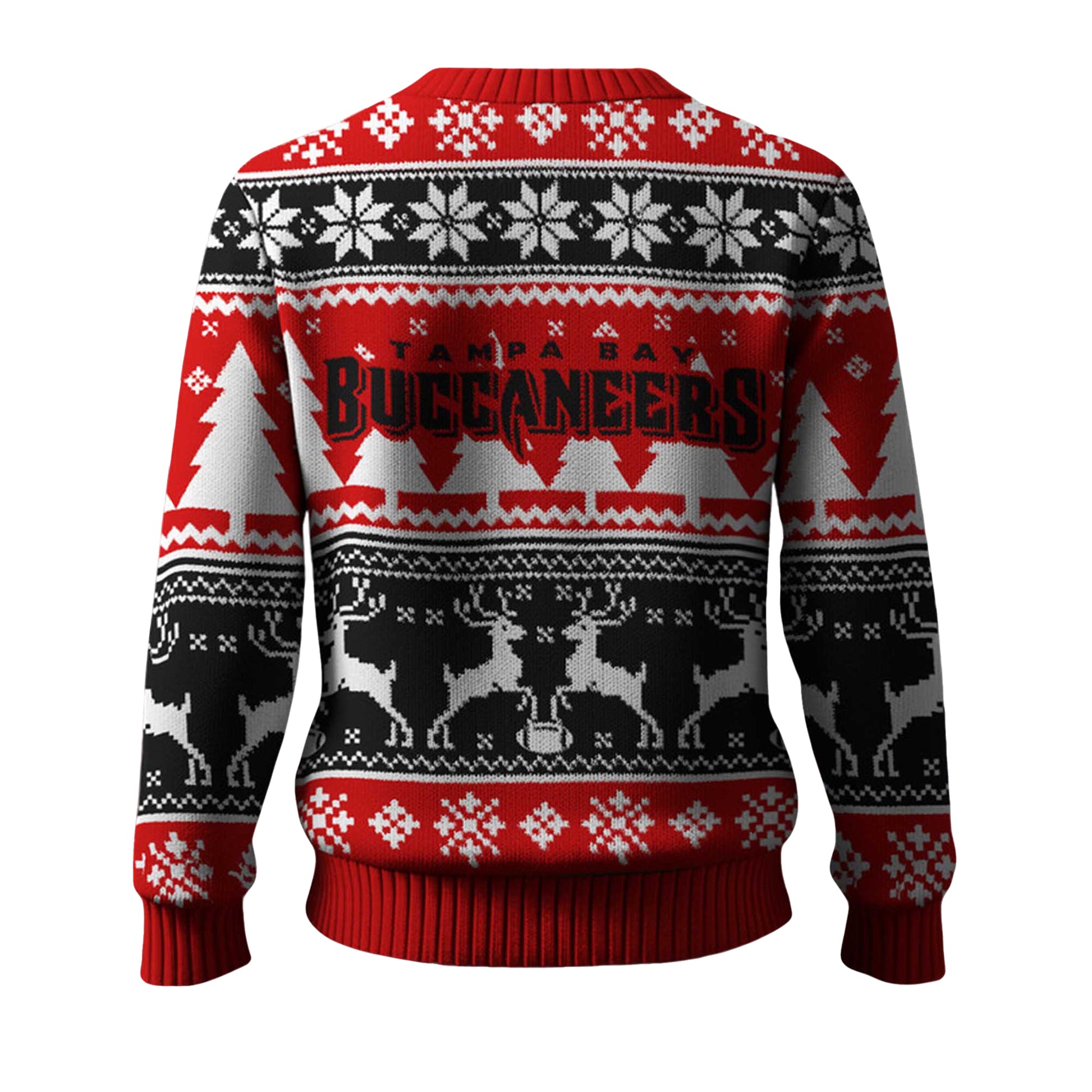 2025 Christmas Buccaneers Reindeer Football Ugly Sweater – Moonbestprint