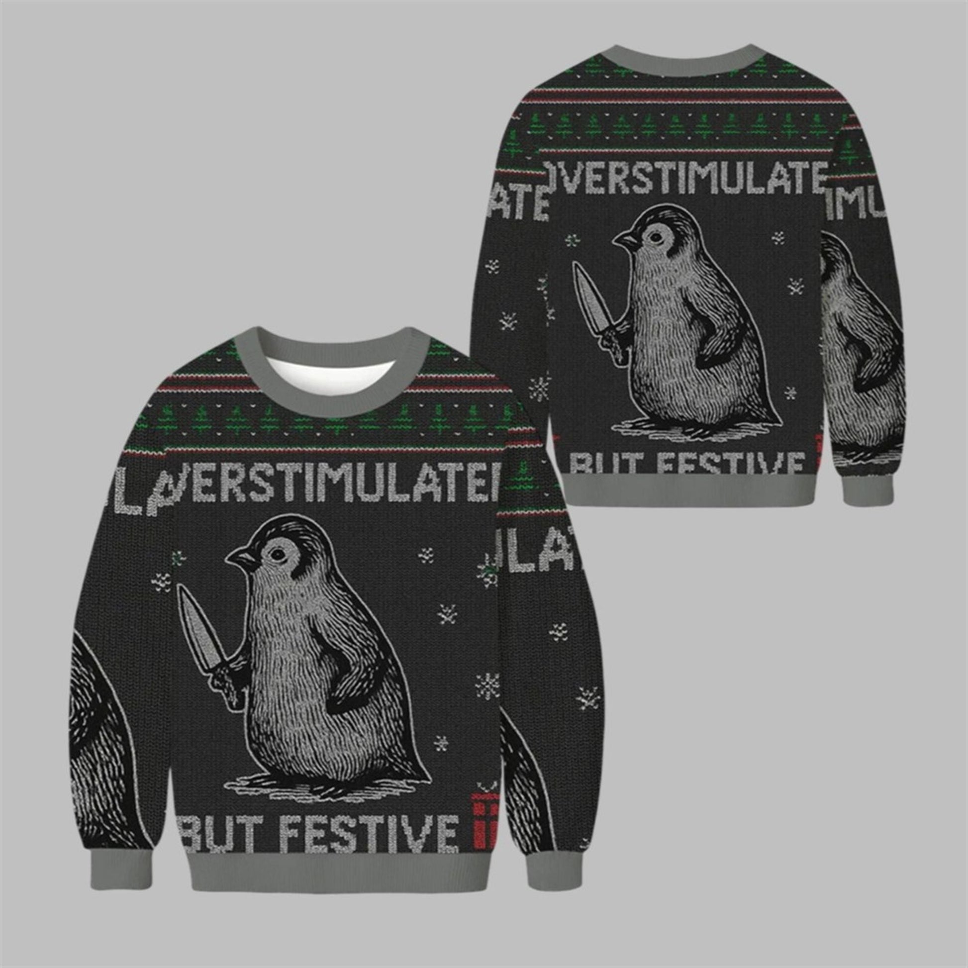 2026 Christmas But Festive Ugly Sweater - Moonbestprint