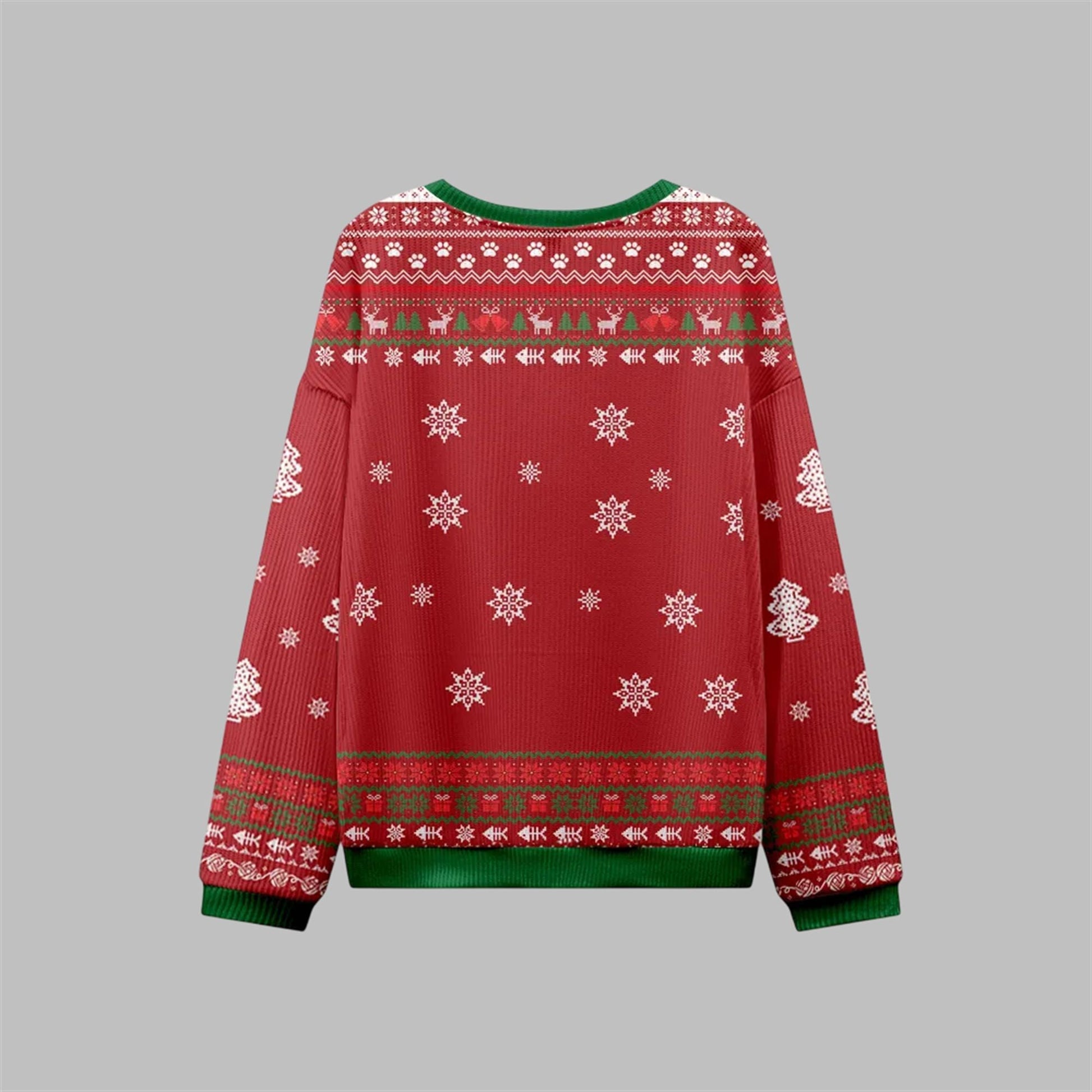 2026 Christmas Cat Get To Work Ugly Sweater - Moonbestprint