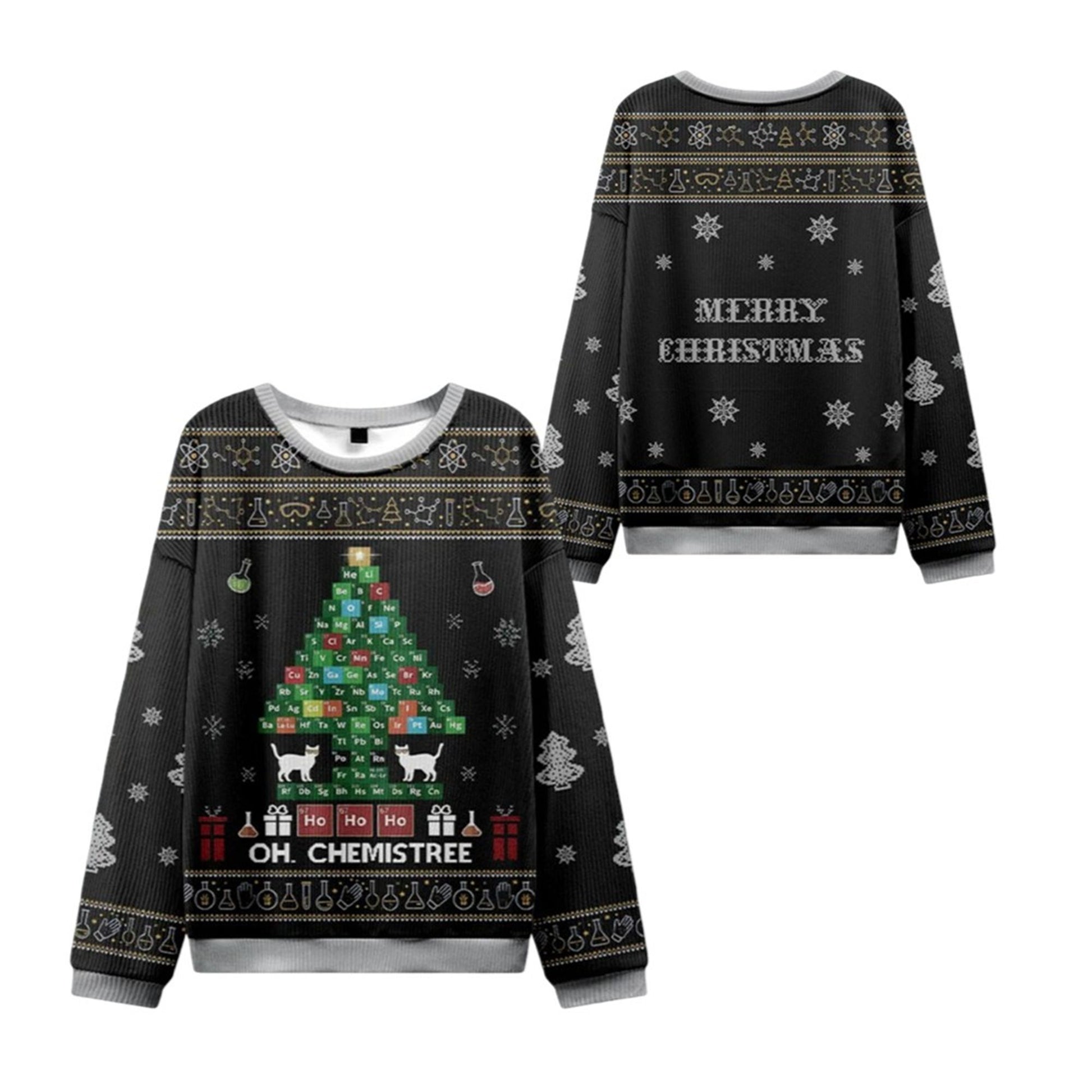 2026 Christmas Chemical Element Christmas Ugly Sweater - Moonbestprint