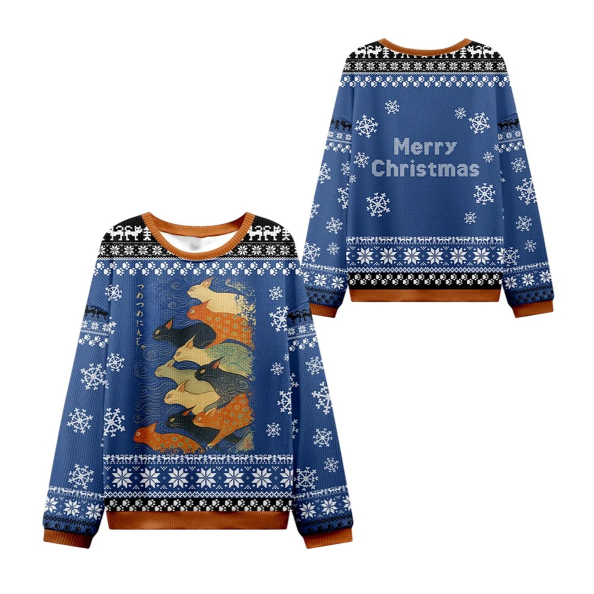 2026 Christmas Claw-some Ninja Ugly Sweater - Moonbestprint