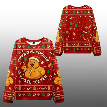 2026 Christmas Cookie Tester Ugly Sweater - Moonbestprint