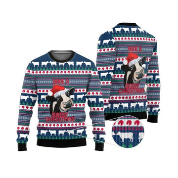 2025 Christmas Cow Have a Dairy Christmas Ugly Christmas Sweater – Moonbestprint