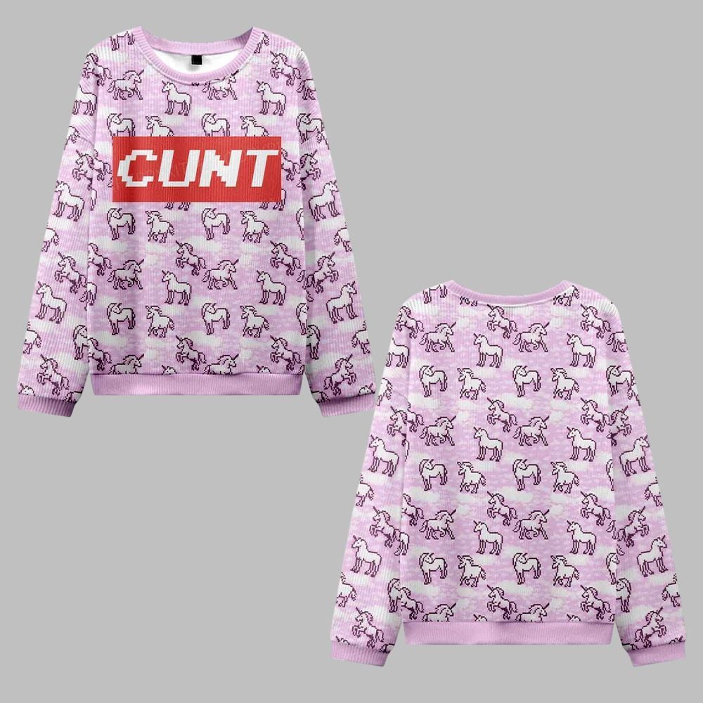 2026 Christmas Cunt Horse Ugly Christmas Sweater - Moonbestprint