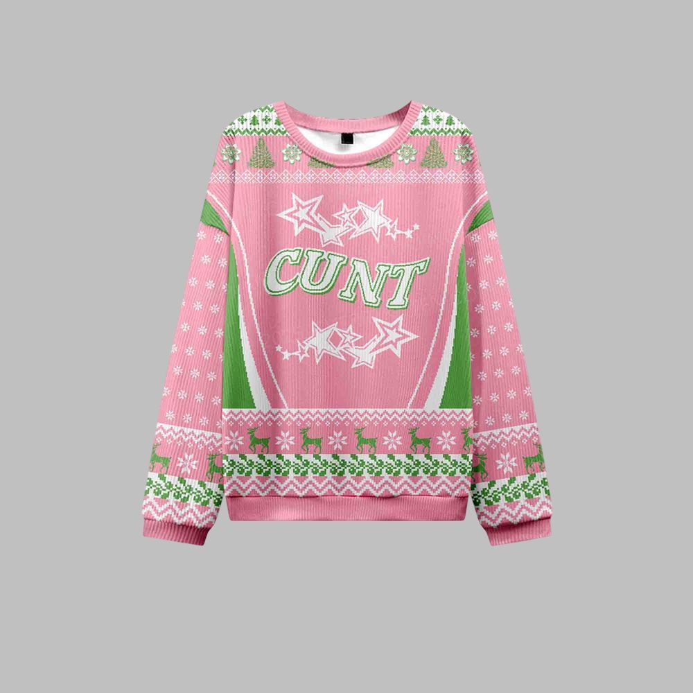 2026 Christmas Cunt Stars Ugly Christmas Sweater - Moonbestprint