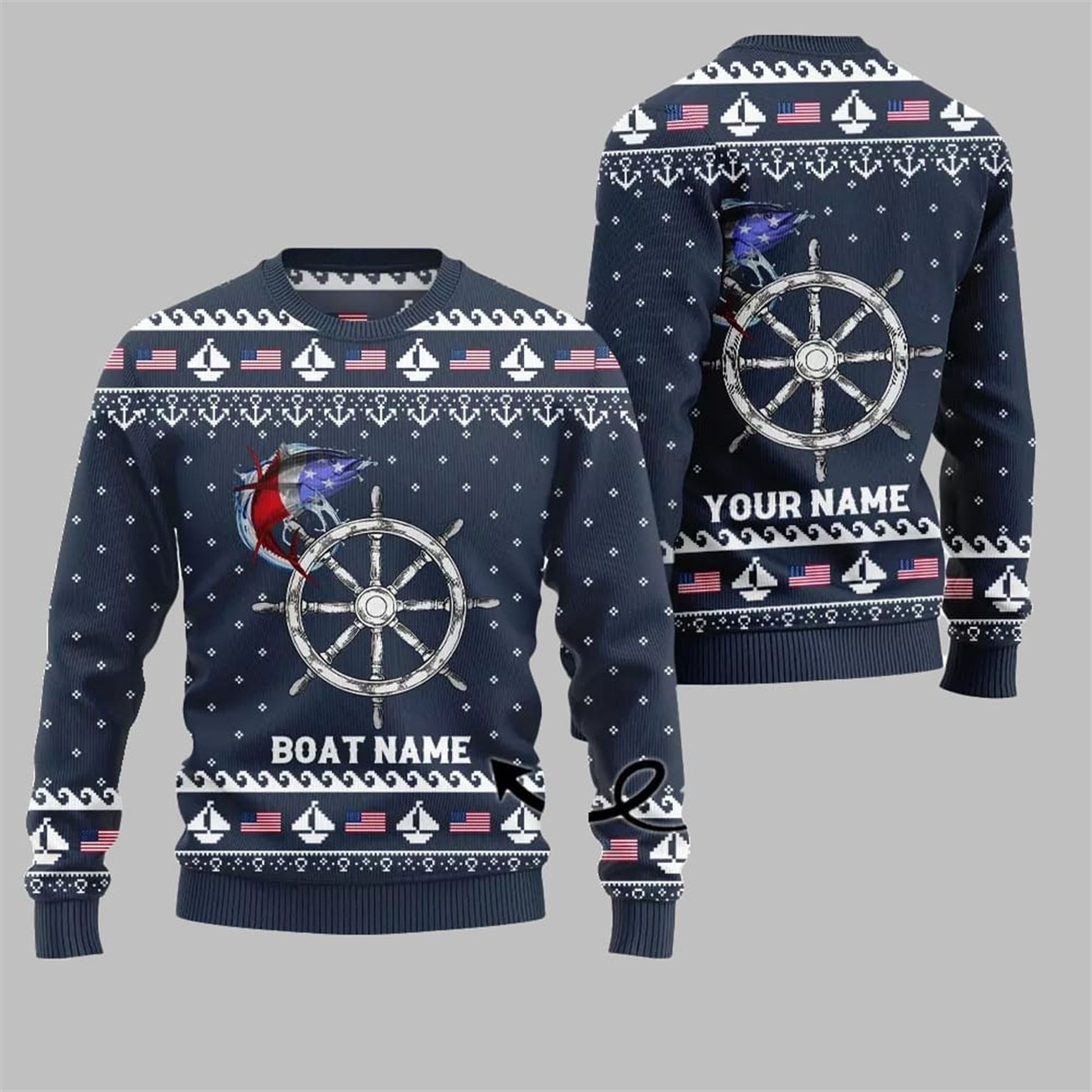 2026 Christmas Board Ugly Christmas Sweater - Moonbestprint