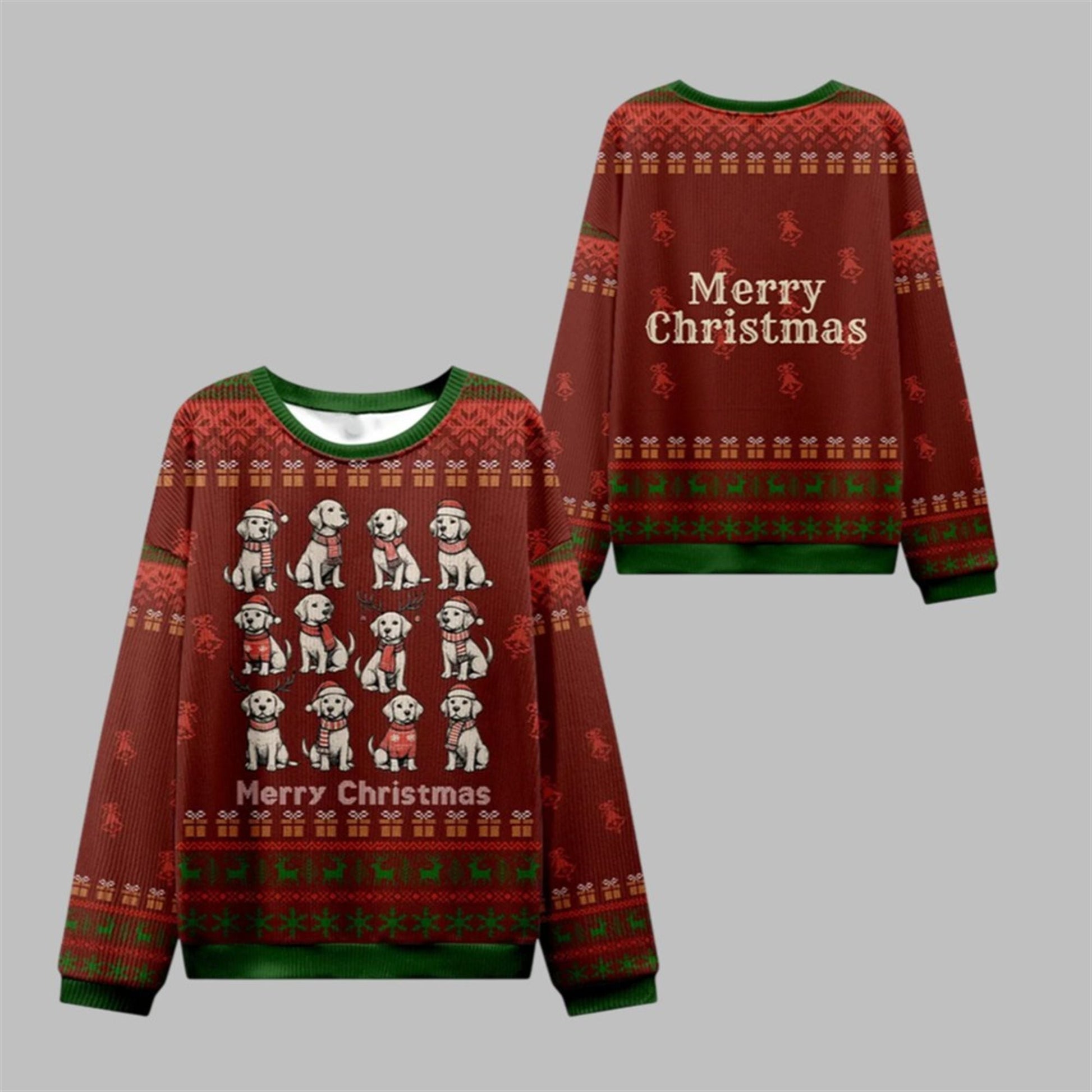 2026 Christmas Cute Pet Dog Lover Ugly Sweater - Moonbestprint
