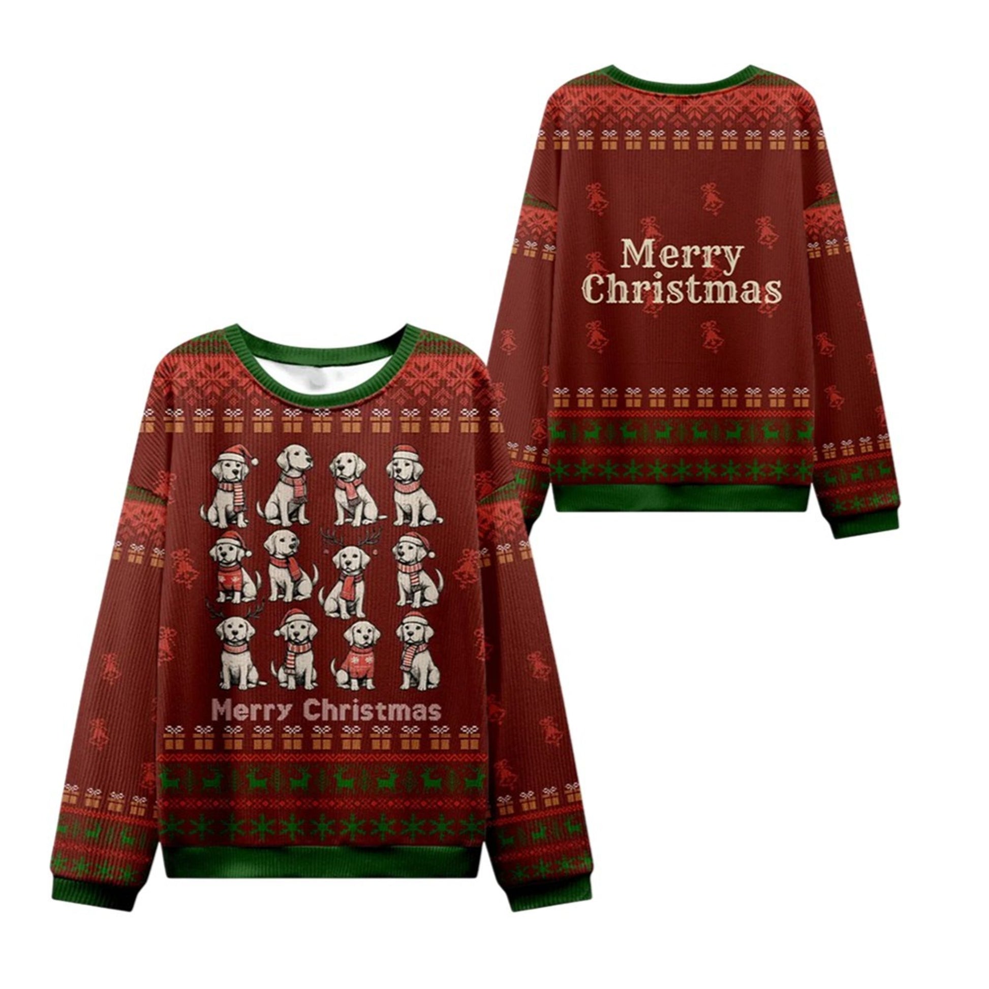 2026 Christmas Cute Pet Dog Lover Ugly Sweater - Moonbestprint