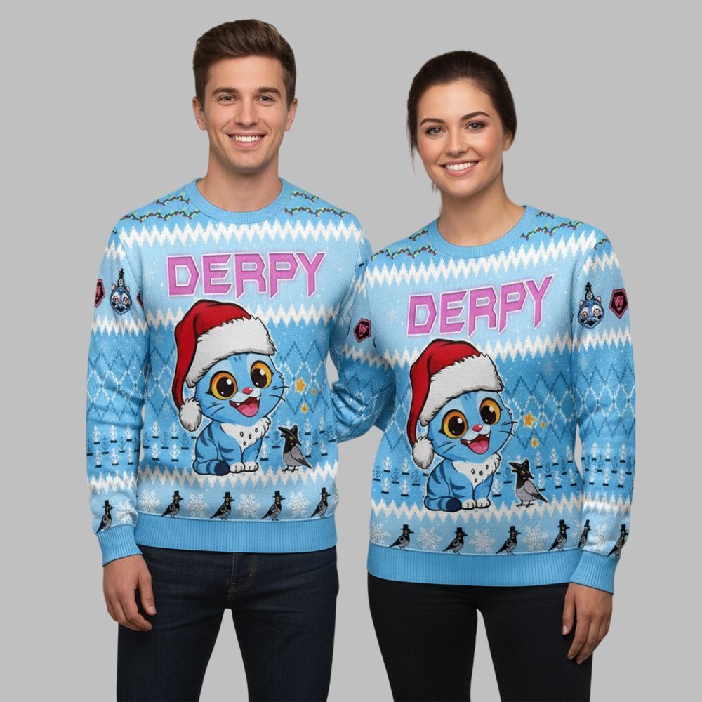 2026 Christmas Derpy Tiger Ugly Christmas Sweater - Moonbestprint