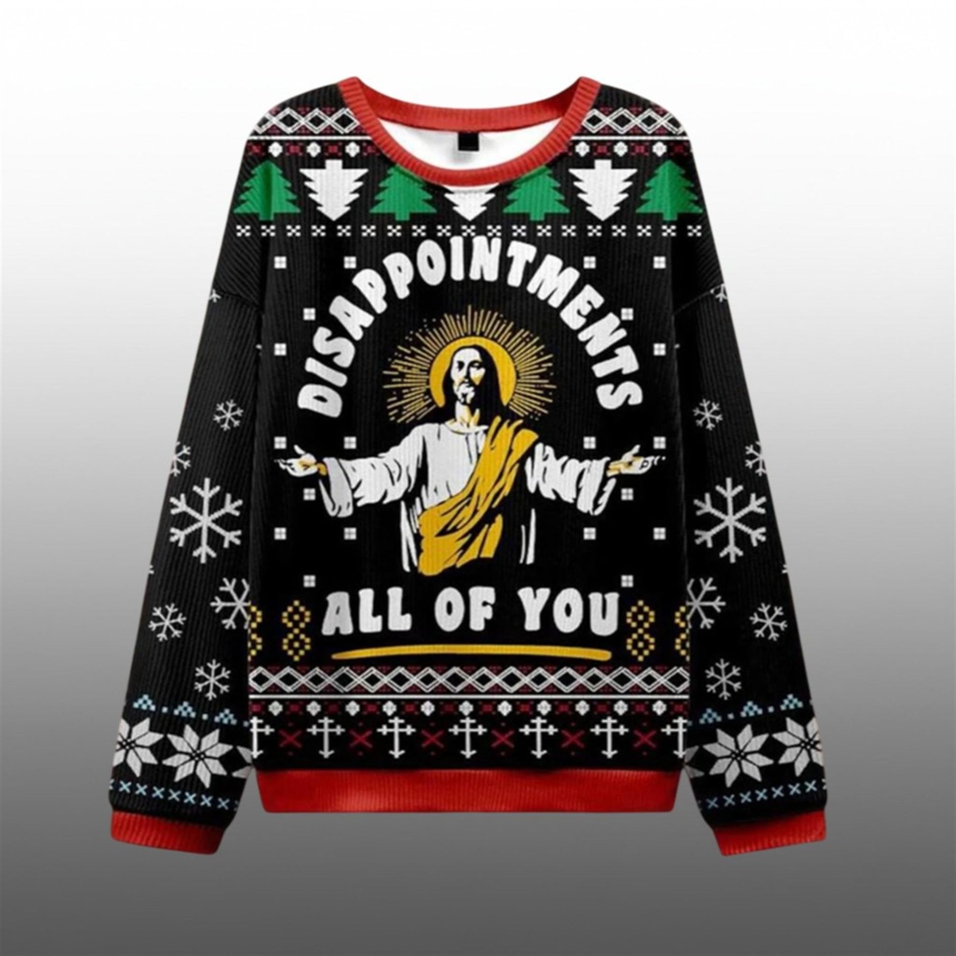 2026 Christmas Disappointed In All Of You Shirt Ugly Sweater - Moonbestprint
