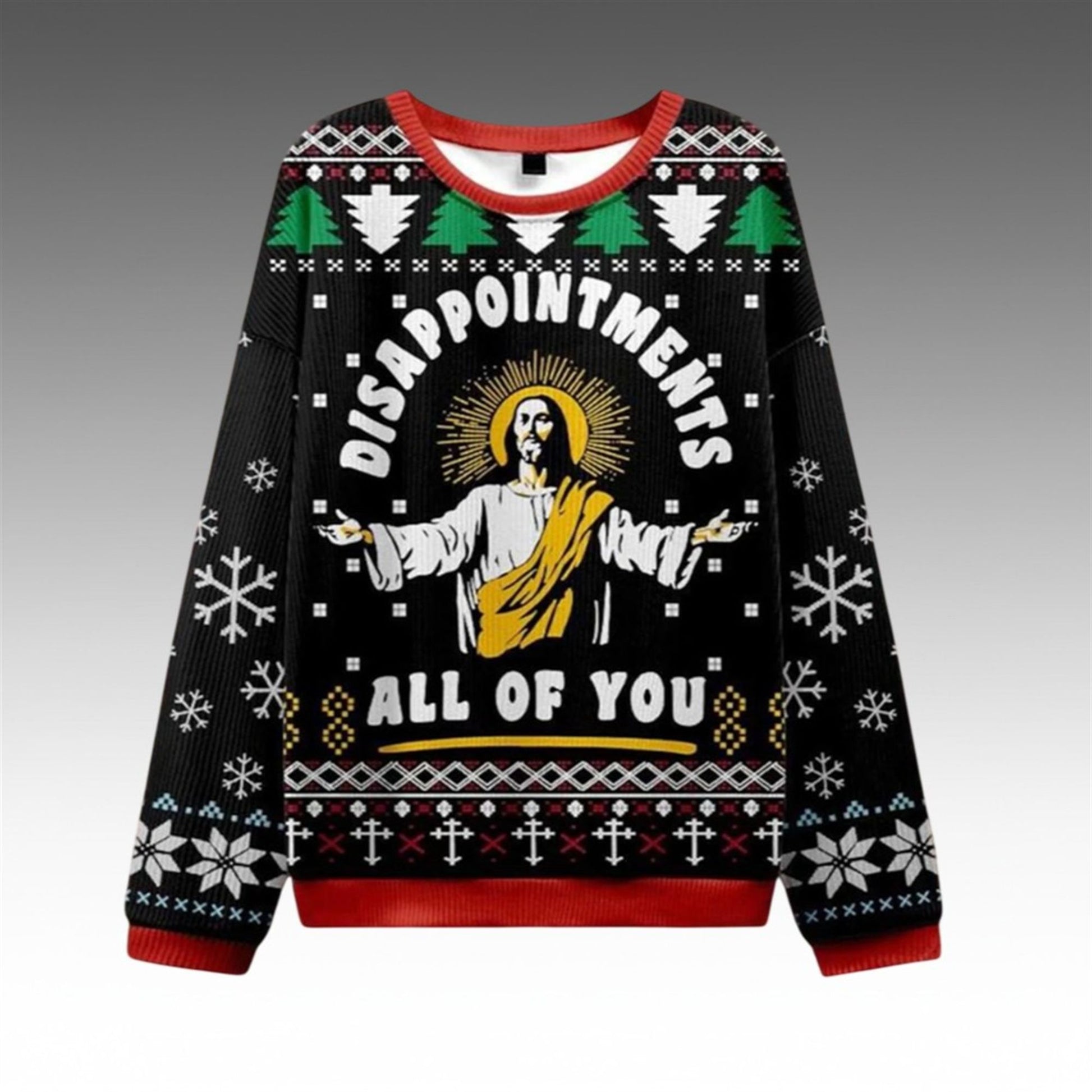 2026 Christmas Disappointed In All Of You Shirt Ugly Sweater - Moonbestprint