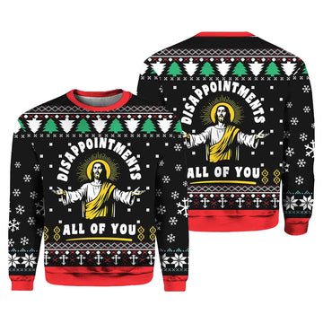 2025 Christmas Disappointed In All Of You Shirt Ugly Sweater – Moonbestprint