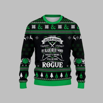 2026 Christmas DnD I Am The Master Of Shadows Ugly Christmas Sweater - Moonbestprint