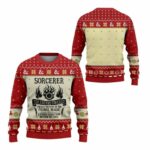 2025 Christmas DnD Sorcerer The Arcane Touched Ugly Sweater – Moonbestprint
