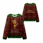 2025 Christmas Don’t Mess with Rudolph Ugly Sweater – Moonbestprint