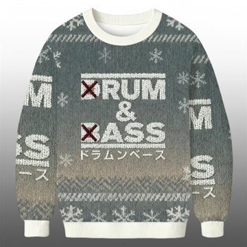 2026 Christmas Drum and Bass Ugly Sweater - Moonbestprint