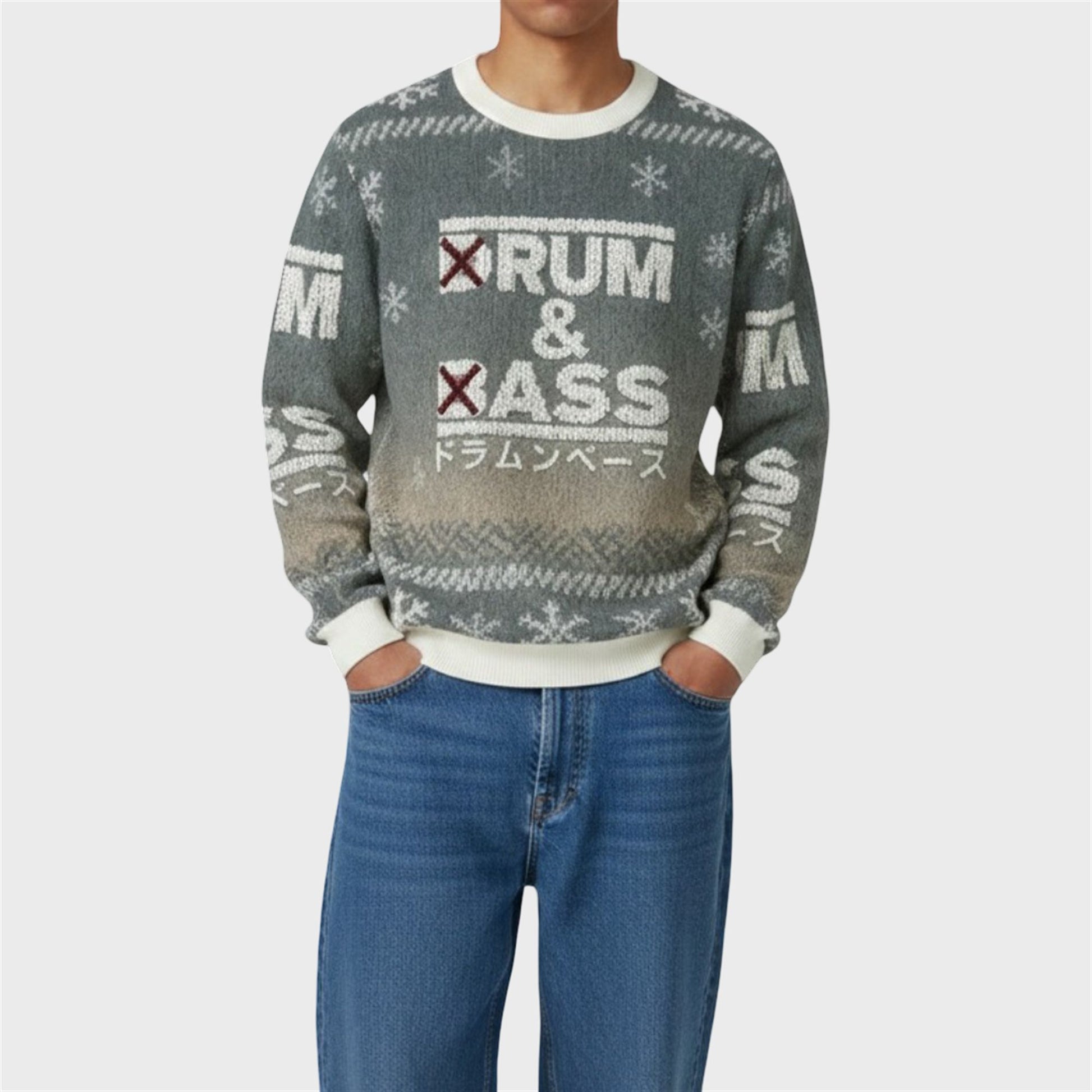 2026 Christmas Drum and Bass Ugly Sweater - Moonbestprint