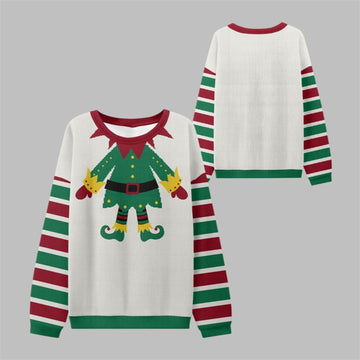 2026 Christmas Elf Costume Ugly Sweater - Moonbestprint