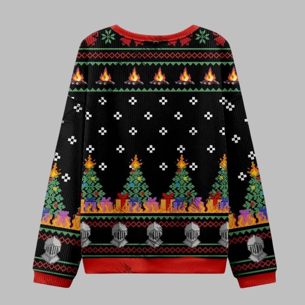 2026 Christmas Embrace the Flame Ugly Christmas Sweater - Moonbestprint