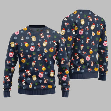 2026 Christmas Farm Animal Cute Ugly Christmas Sweater - Moonbestprint