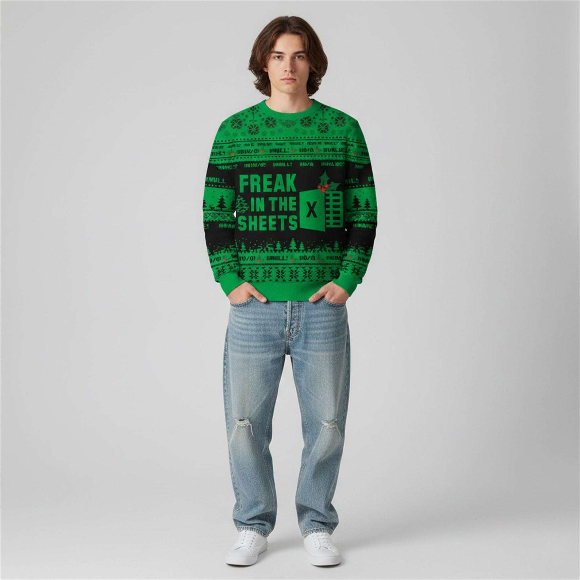 2026 Christmas Freak In The Sheets Ugly Sweater - Moonbestprint