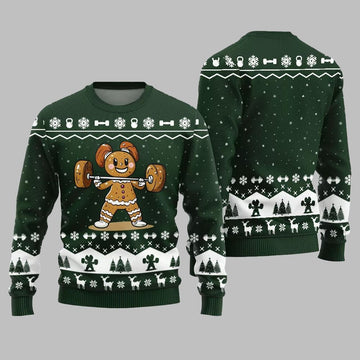 2026 Christmas Funny Gym Ugly Christmas Sweater - Moonbestprint