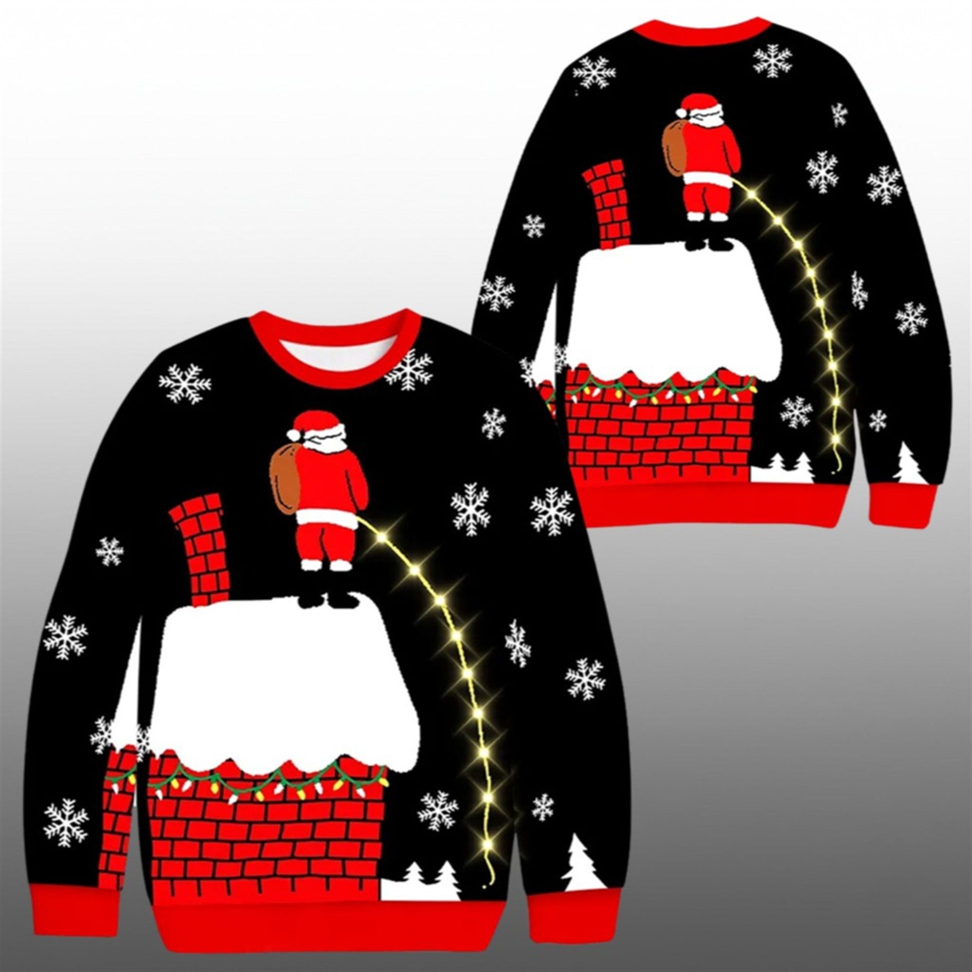 2026 Christmas Funny Santa Ugly Sweater - Moonbestprint