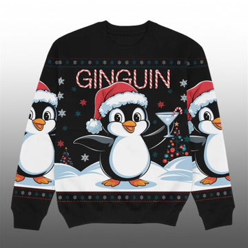2026 Christmas GINGUIN Ugly Sweater - Moonbestprint