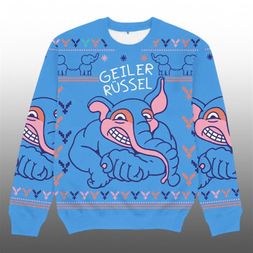 2026 Christmas Geiler Russel Ugly Sweater - Moonbestprint