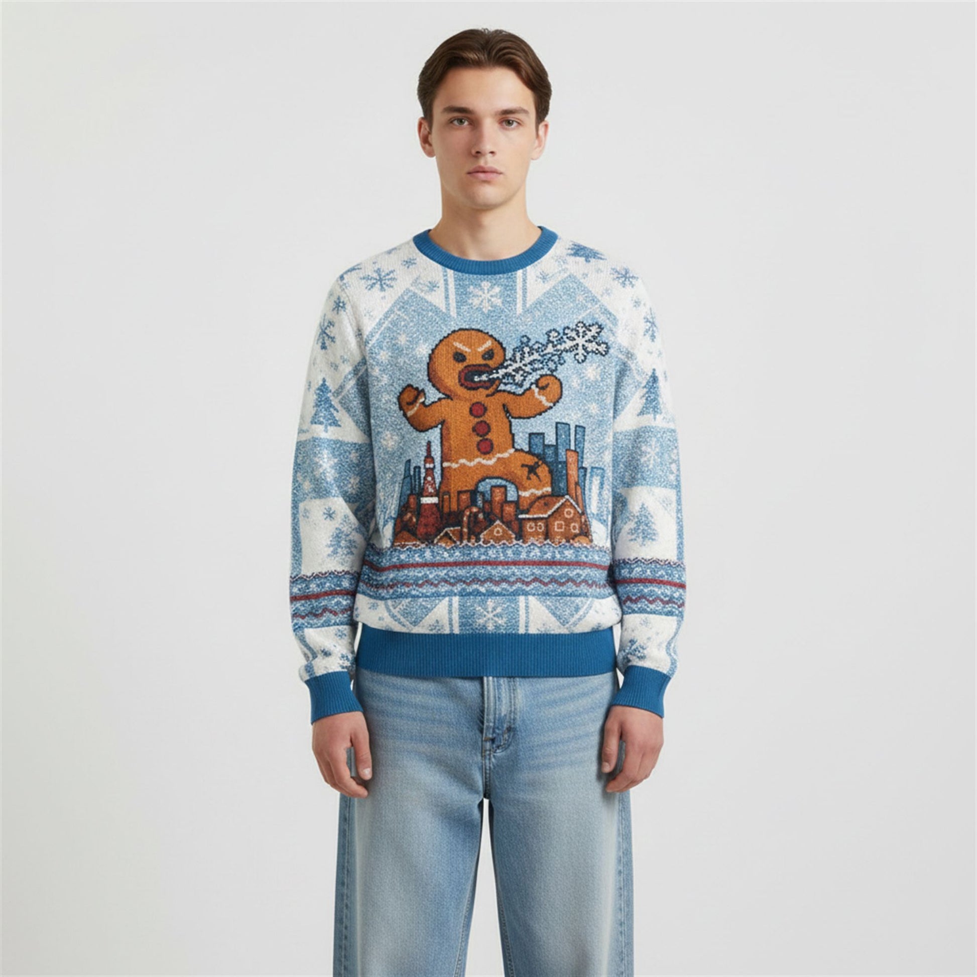 2026 Gingerbread Monster Ugly Christmas Sweater - Moonbestprint