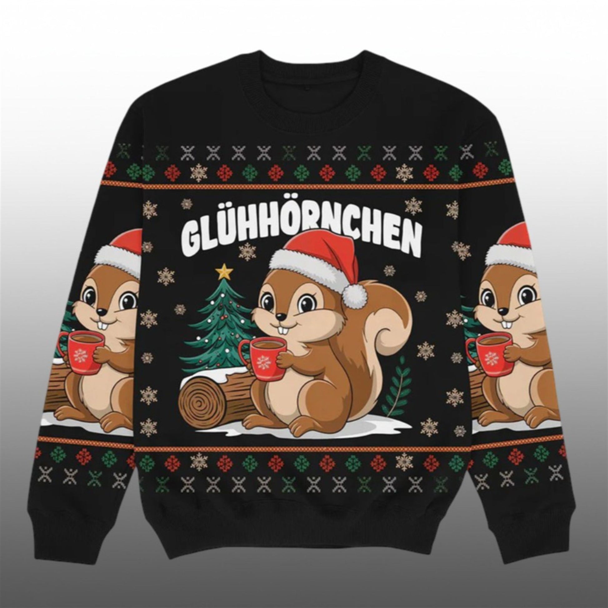 2026 Christmas Gluhhornchen Ugly Sweater - Moonbestprint