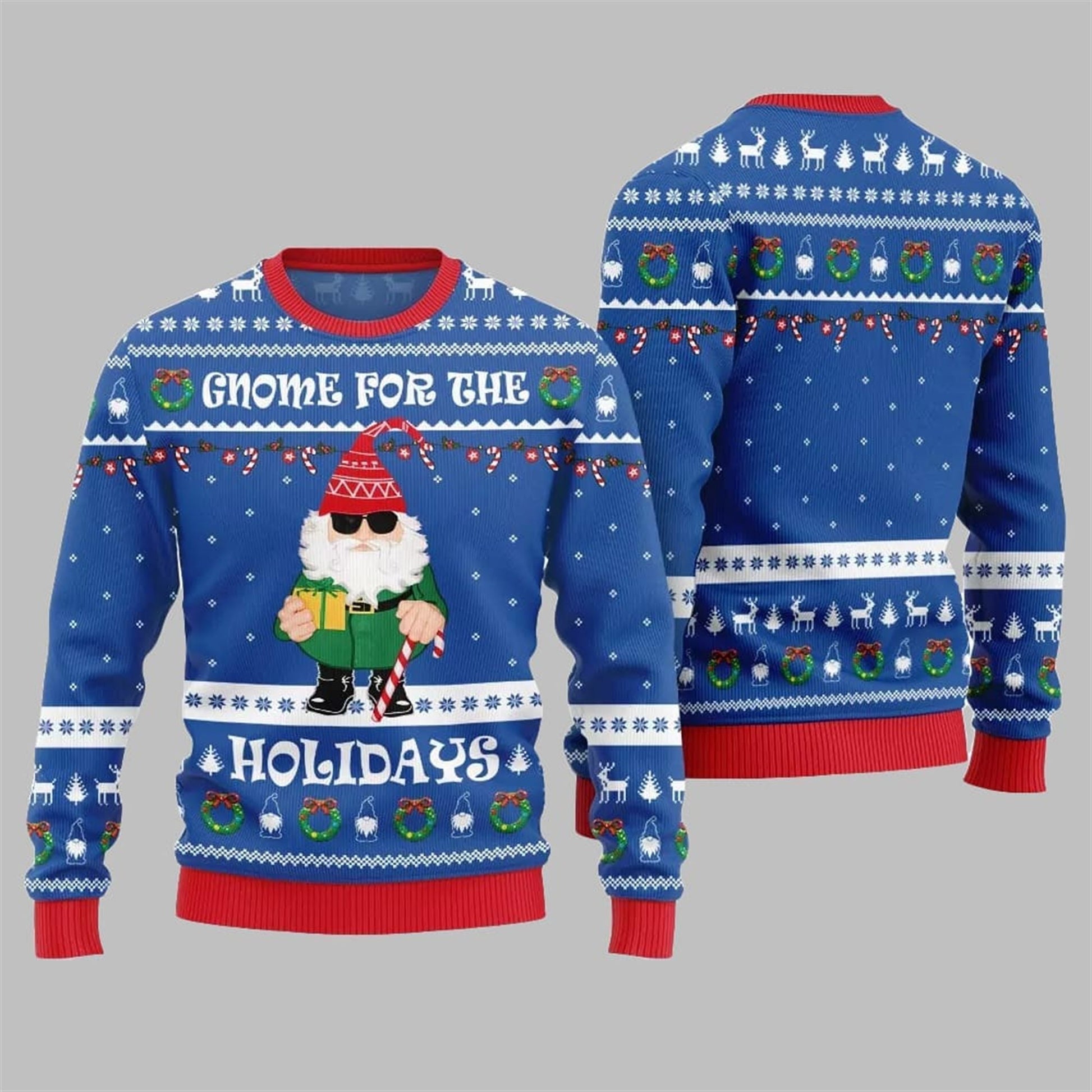 2026 Christmas Gnome For The Holidays Ugly Sweater - Moonbestprint