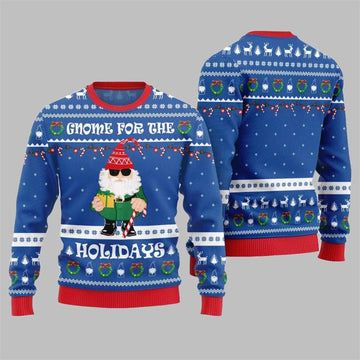 2026 Christmas Gnome For The Holidays Ugly Sweater - Moonbestprint