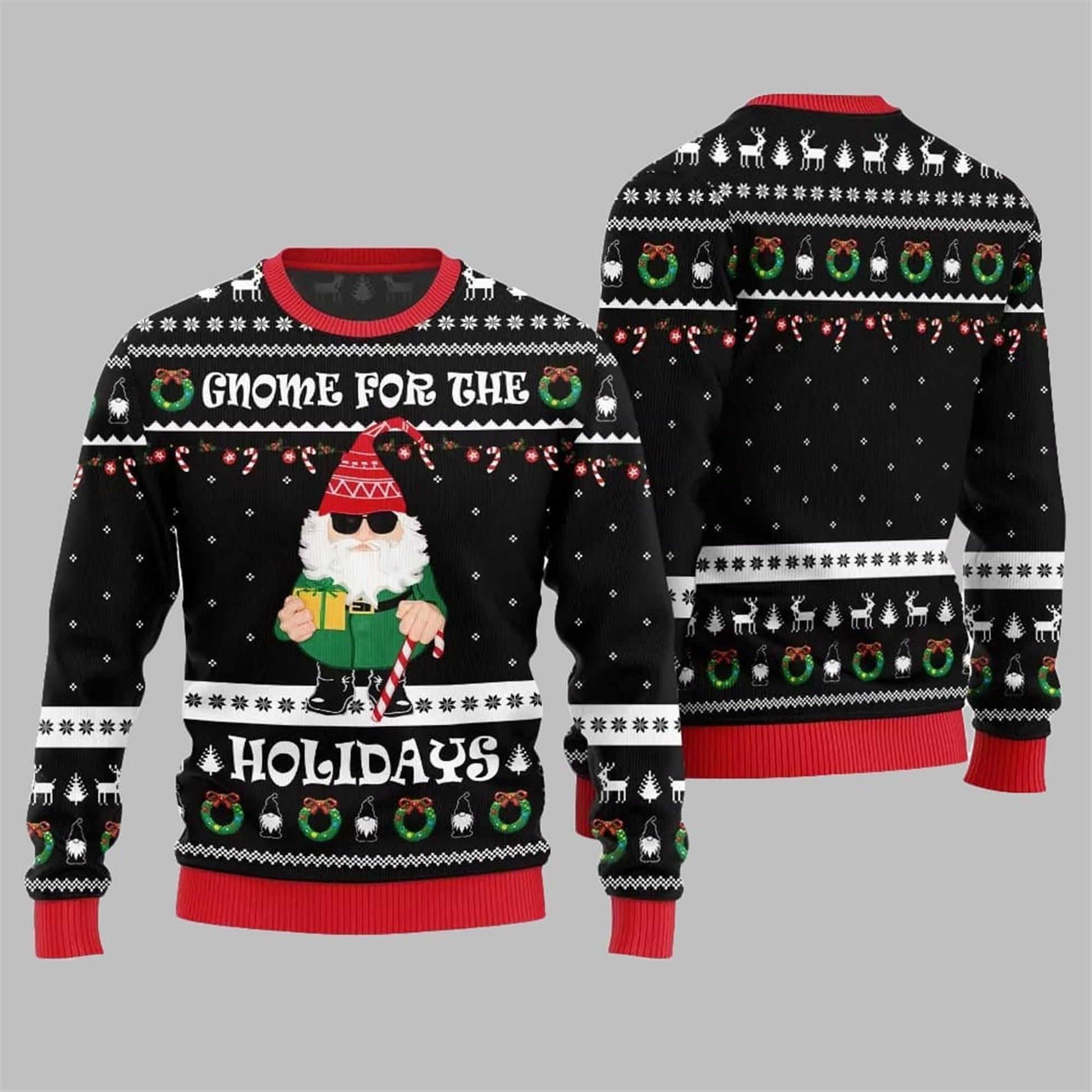 2026 Christmas Gnome For The Holidays Ugly Sweater - Moonbestprint