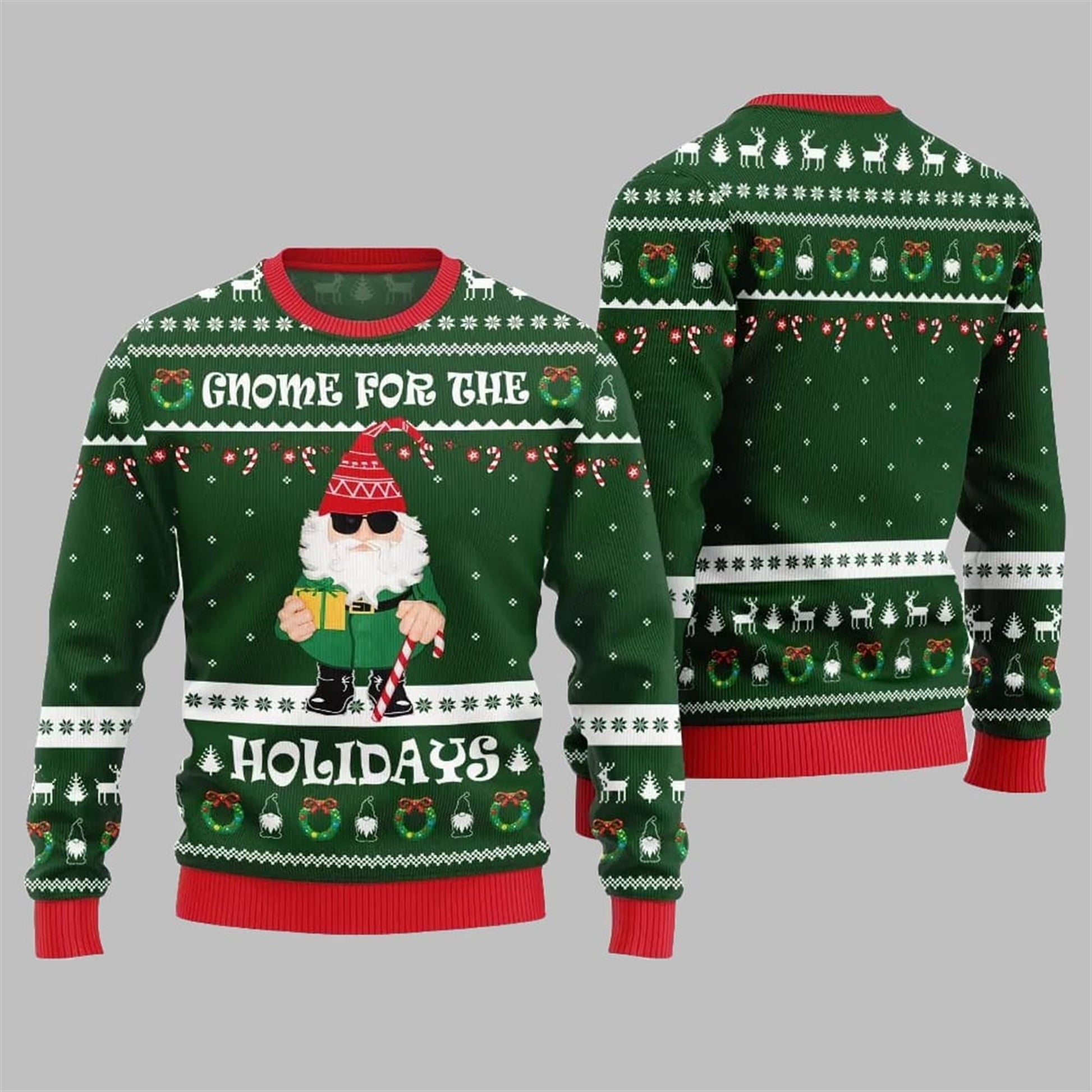 2026 Christmas Gnome For The Holidays Ugly Sweater - Moonbestprint