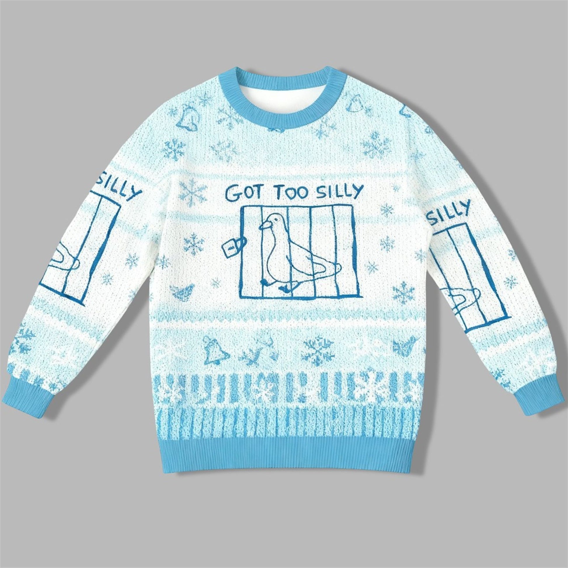 2026 Christmas Got Too Silly Meme Ugly Sweater - Moonbestprint