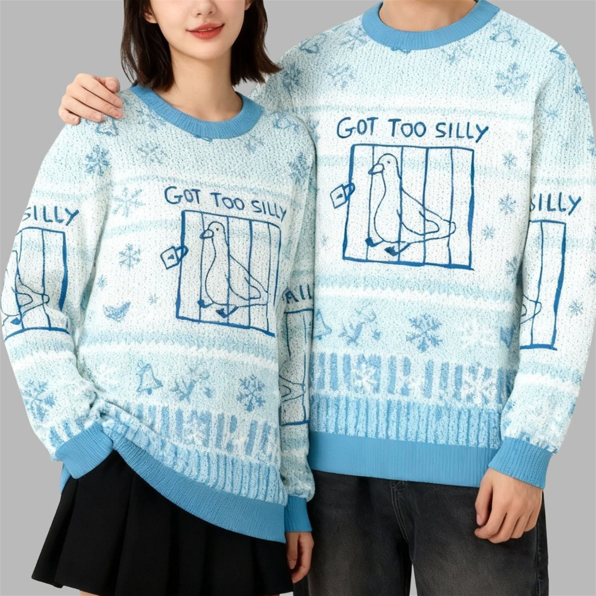 2026 Christmas Got Too Silly Meme Ugly Sweater - Moonbestprint